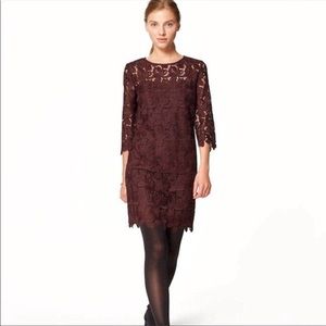 Loft purple lace dress